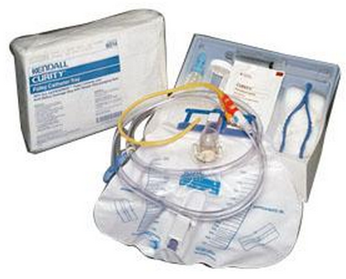 Curity Ultramer Foley Catheter Trays with 2 Way Hydrogel Coated Latex Catheter