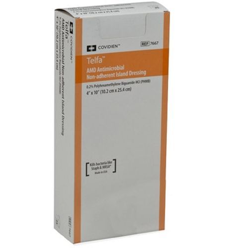 Image 1 of TELFA AMD 7666 | 4 x 8 Inch Island Dressing, 2 x 6 Inch Pad by Covidien
