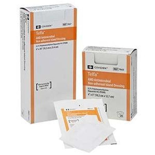 Image 1 of TELFA AMD 7667 | 4 x 10 Inch Island Dressing, 2 x 8 Inch Pad by Covidien