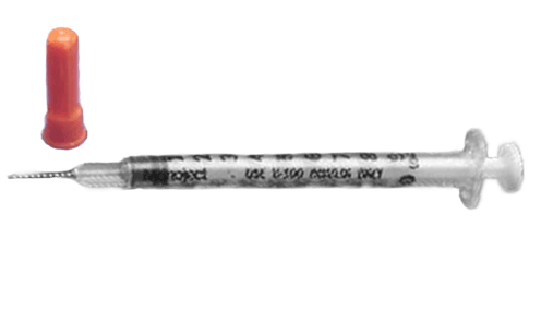 Image 3 of Monoject 1 mL Tuberculin Syringes and Needles - SoftPack
