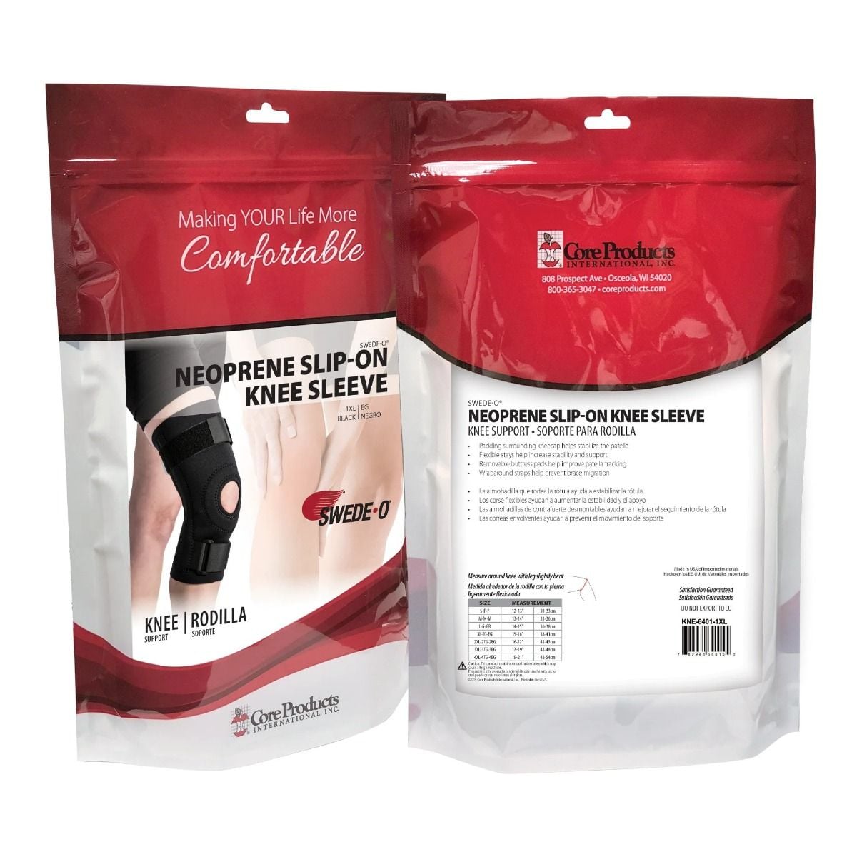 Knee Sleeve Packaging