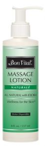 Bon Vital Massage Lotion, 8 oz Bottle