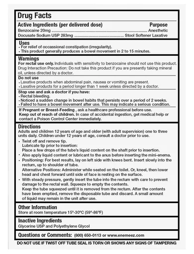 ENEMEEZ Plus - Drug Facts