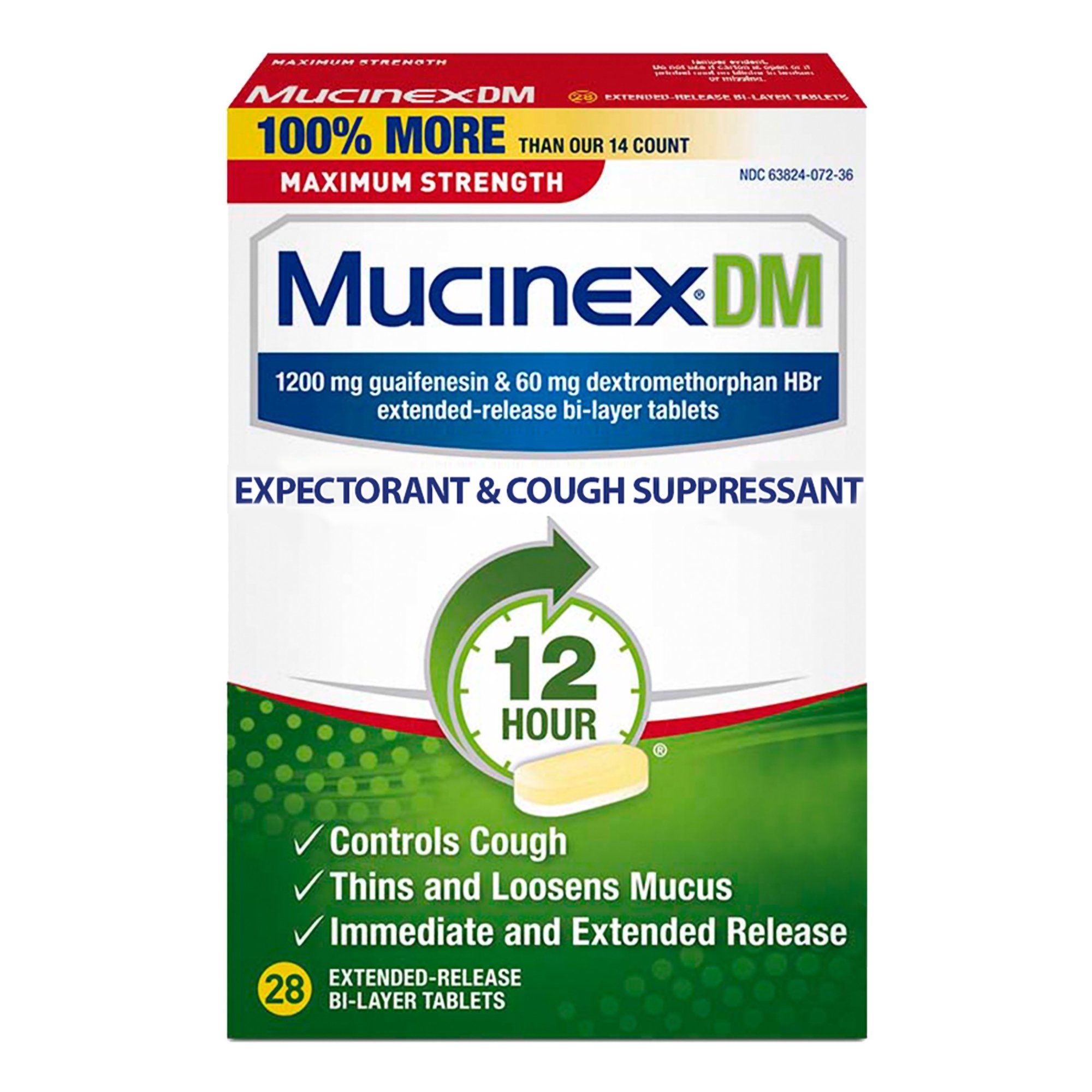 Mucinex DM Extended-Release Bi-Layer Tablets