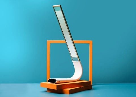 Ocushield light perched on a stand.