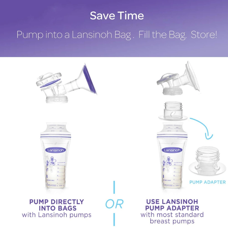 Lansinoh BreastMilk Storage Bags | 50 & 100 Count | Vitality Medical