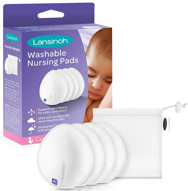 Image 1 of Lansinoh Washable Nursing Pads