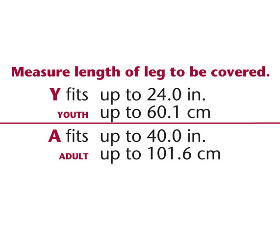 Leg Cast Protector Sizing Guide