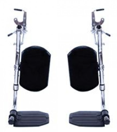 Left and right elevating leg rests shown from the front
