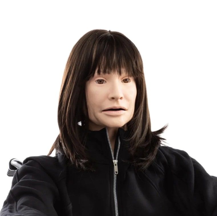 DANi Plus Light Skin Tone With Black Jacket and Brown Wig