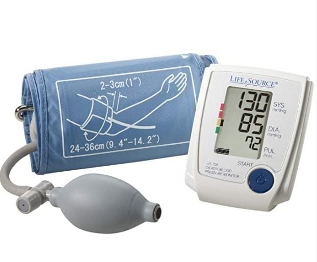 Image 1 of LifeSource Advanced Manual Inflate Blood Pressure Monitor
