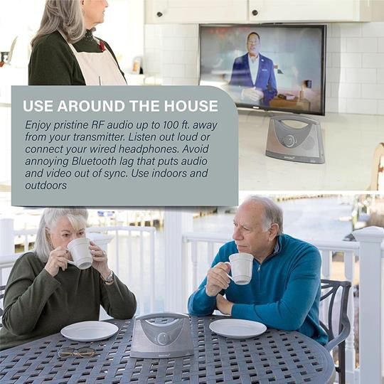Image 6 of Sereonic Wireless TV Listening Speaker & Bluetooth Soundbox