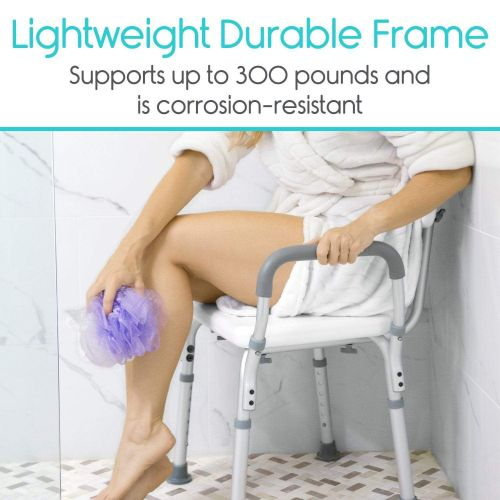Lightweight, corrosion-resistant frame that holds up to 300 pounds.