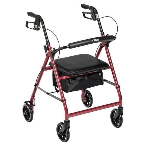 Image 3 of Drive Lightweight Rollator with Fold Up and Removable Back Support