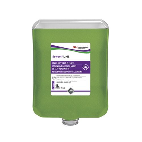 4 Liter Refill Cartridge of Solopol Lime Hand Soap