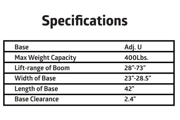 Specifications for Low Base