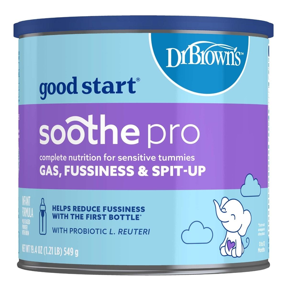 Infant Formula Dr. Brown's™ good start® soothe pro Unflavored 19.4 oz. Can Powder (LPB50003)