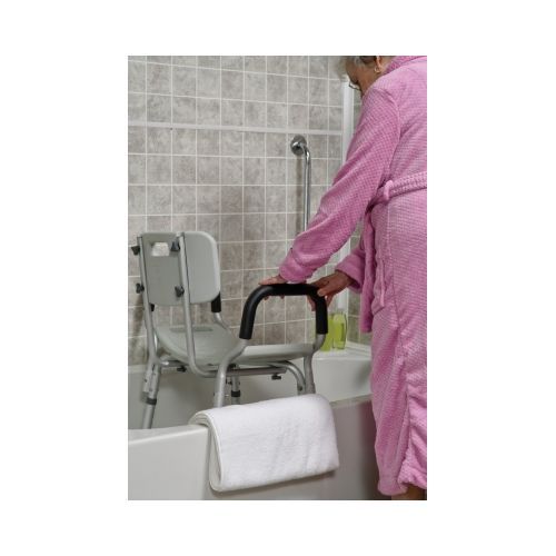 Lumex Platinum Bath Seat in use