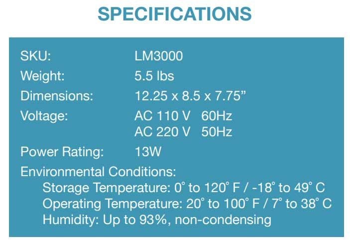 Specifications