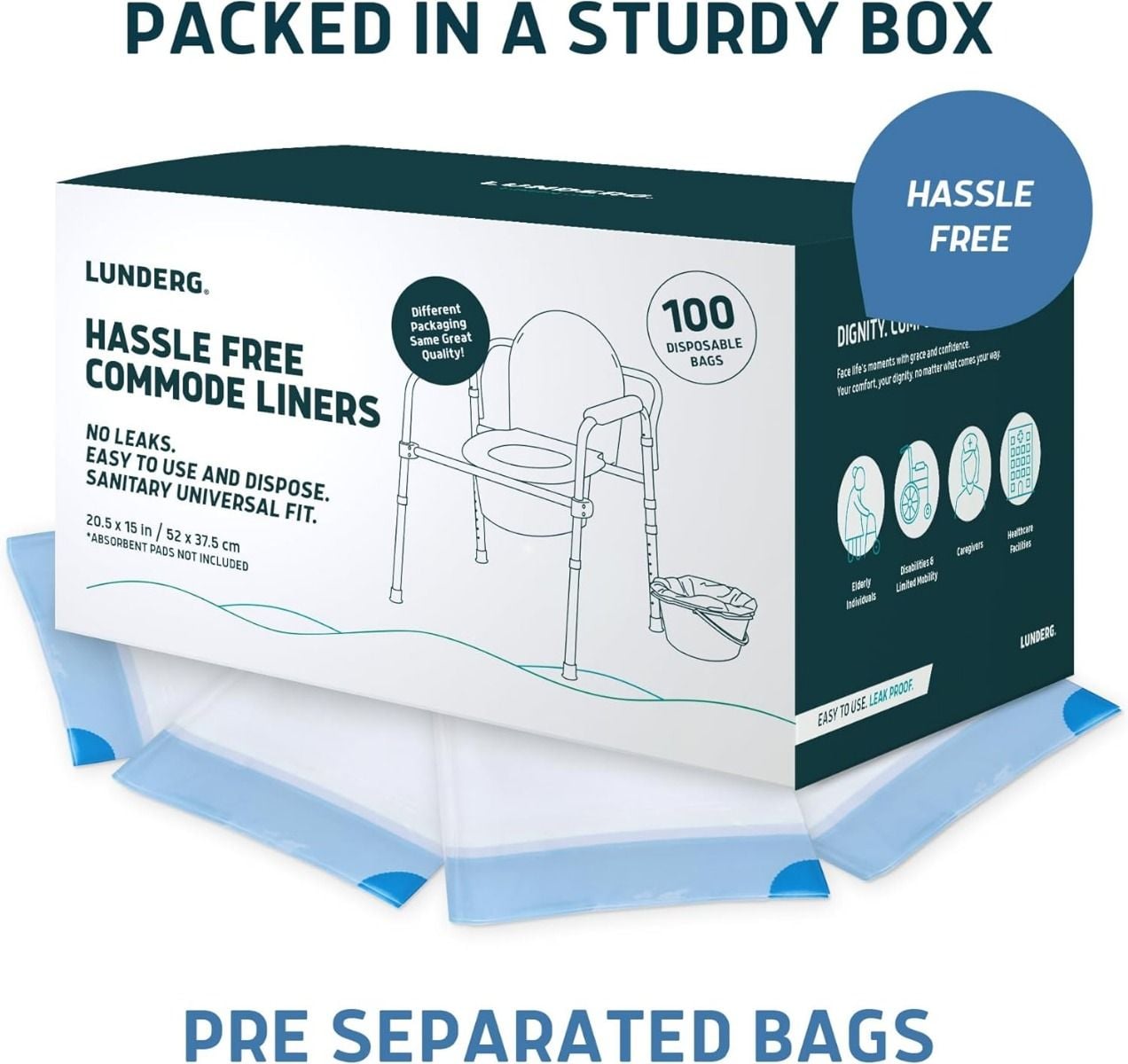 Liners are pre separated
