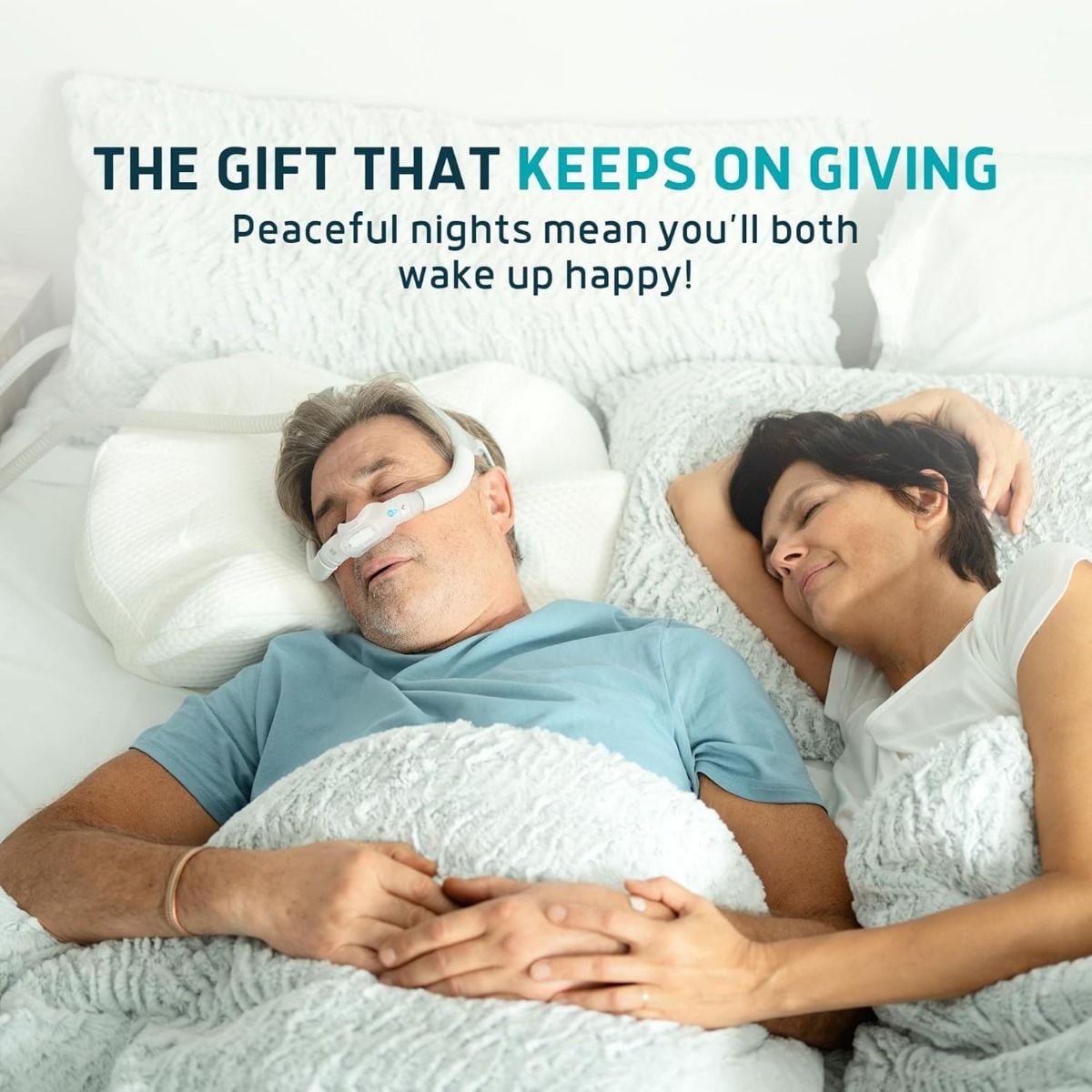 Helps with a restful sleep while wearing CPAP masks