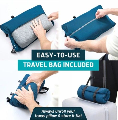 Easy-to-use travel bag included