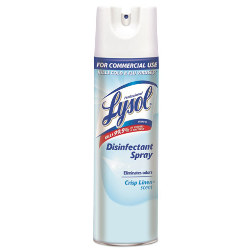 Image 2 of Lysol Disinfectant Spray - Crisp Linen Scent (19 oz.)