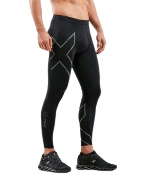 ウォーキング・ランニングウェア 2XU MCS RUN COMPRESSION TIGHTS 2XU MCS Run Compression Tights for Men with Back Storage