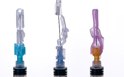 Safety Needle  with ISO color gage