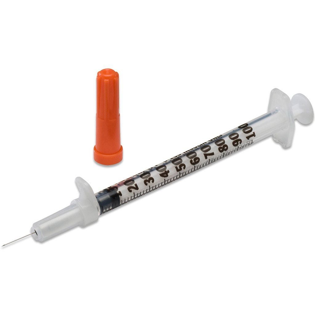 Magellan Insulin Safety Syringe Permanent Needle