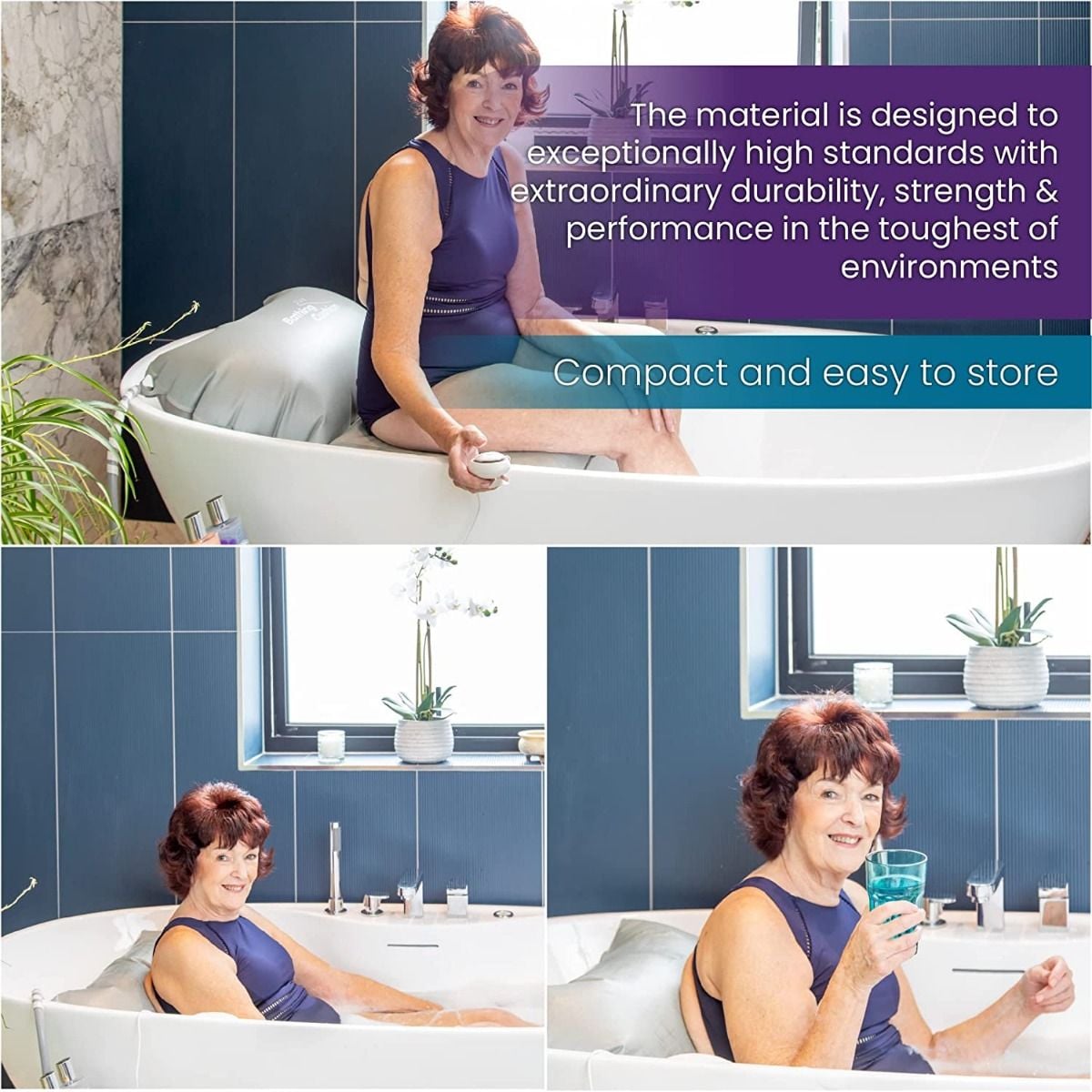 Image 4 of Mangar Bathing Cushion Inflatable Bath Lift