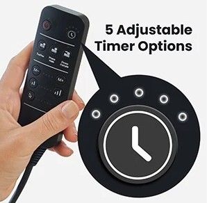5 adjustable timer options