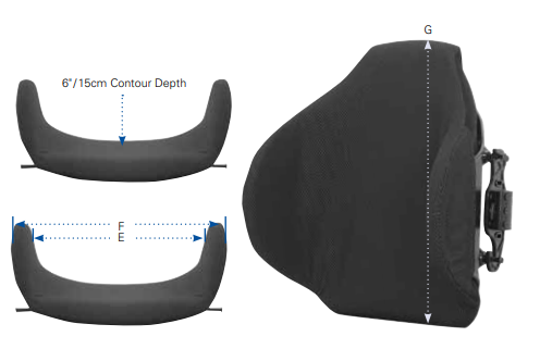Image 2 of Invacare Matrx Elite Deep Back Wheelchair Pad