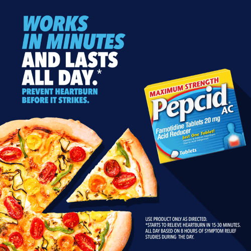 Image 4 of Maximum Strength PEPCID AC Tablets with Famotidine