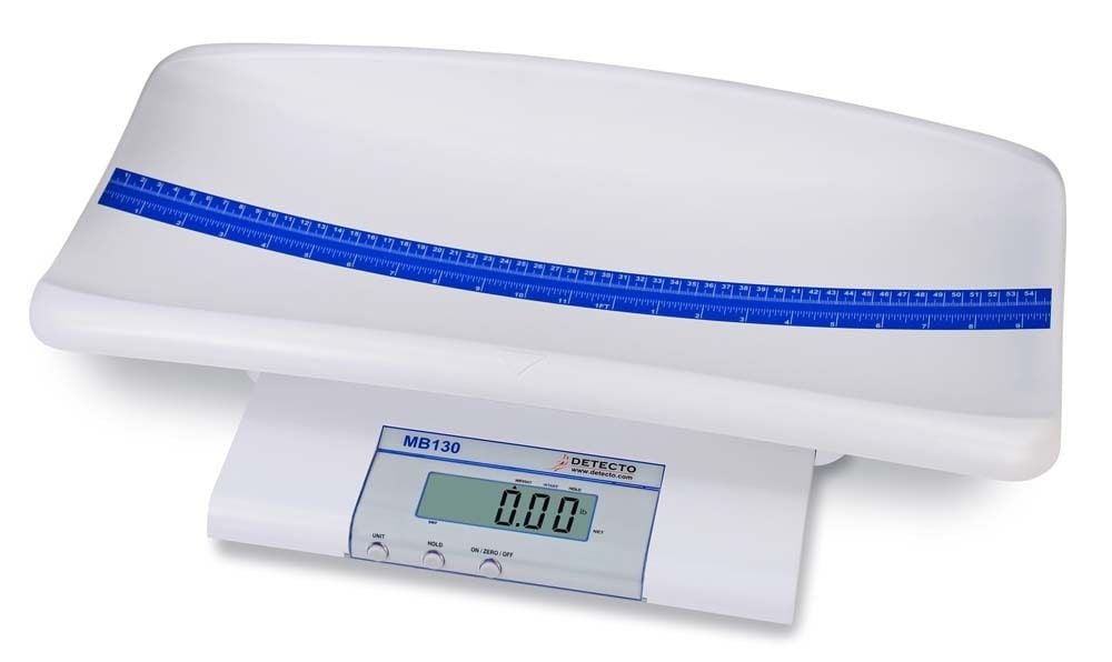 Image 2 of Detecto MB130 Digital Baby Stand on Scale with Display