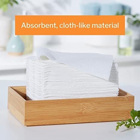 McKesson washcloths are made of absorbent, cloth-like material