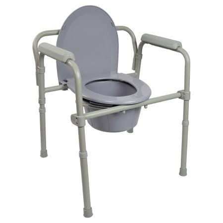 Image 1 of McKesson Folding Commode Chair