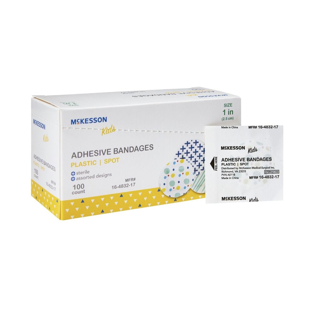 Image 2 of McKesson Adhesive Spot Bandage, Sterile