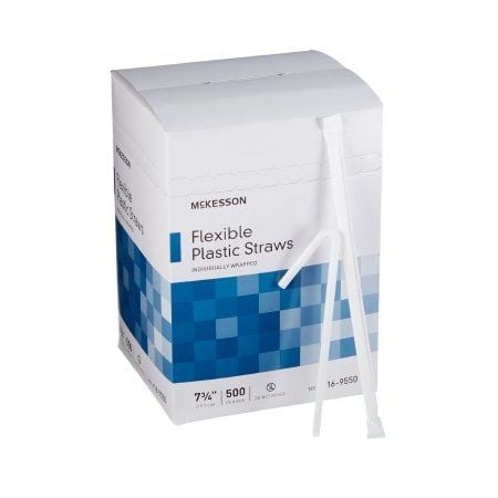 Image 1 of Mckesson Flexible Drinking Straws