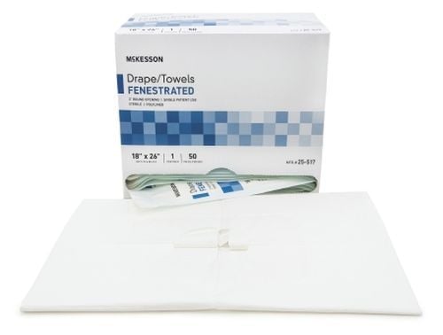 McKesson 25-517 Fenestrated Drape