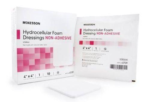 Image 1 of Mckesson Foam Dressing Non-Adhesive without Border. Sterile.