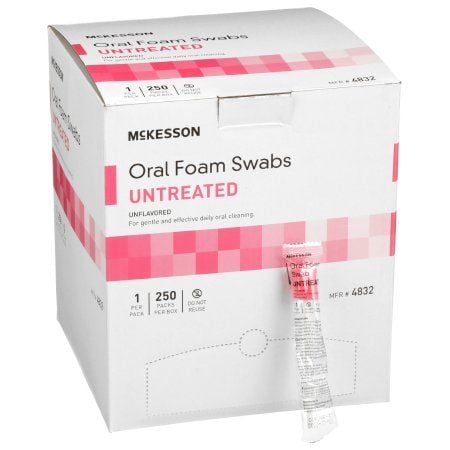 Image 1 of McKesson Oral Swabstick Foam Tip