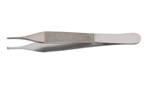 McKesson Argent Adson Tissue Forceps Straight 1 X 2 Teeth