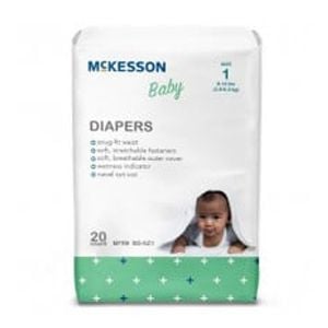 McKesson Baby Diapers Tab Closure