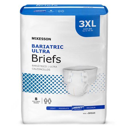 McKesson Bariatric Ultra Briefs 3XL (BRBAR) | Vitality Medical