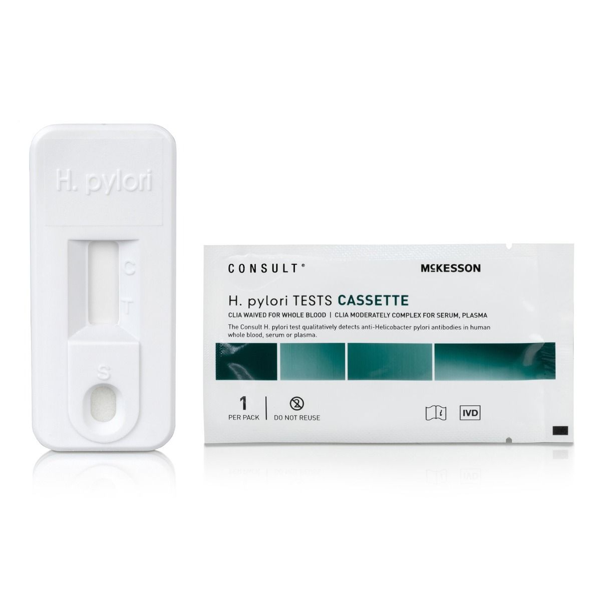 Cassette test with individual pouch packaging
