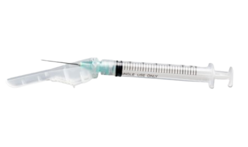 3 mL McKesson Prevent Syringe with Hinged Safety Needle