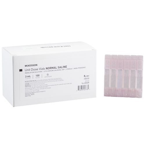 McKesson unit dose vials and packaging