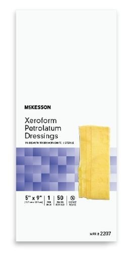 McKesson Xeroform 5 x 9 Inch Petrolatum Dressing