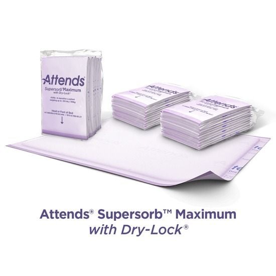 Attends Supersorb Maximum with Dry Lock